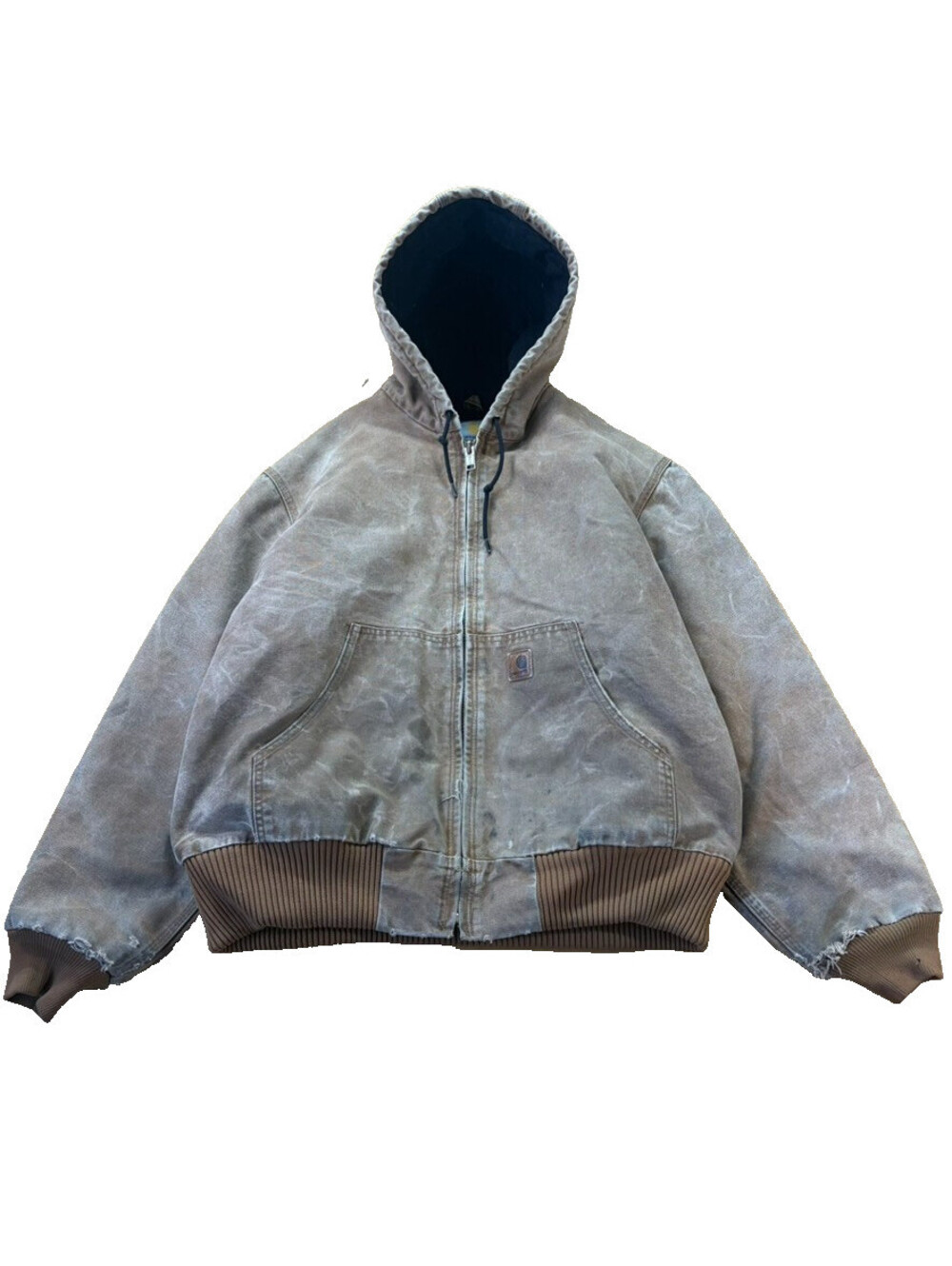 Vintage 2000s Carhartt Active Jacket L Brown Faded Thrashed